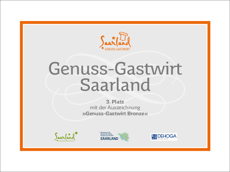 Publikumspreis Genuss Gastwirt Saar 2022/23